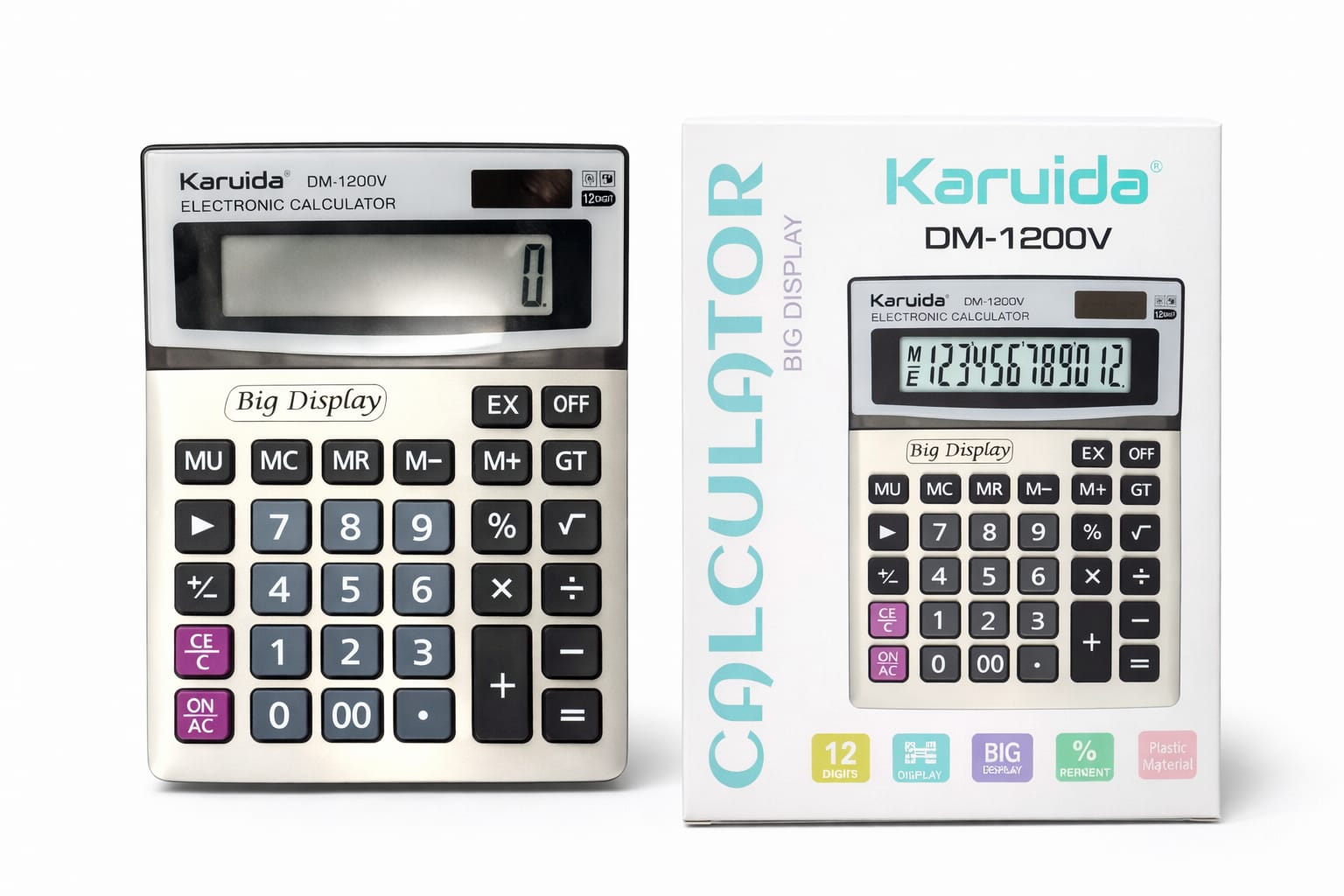 Tischrechner mit großem Display